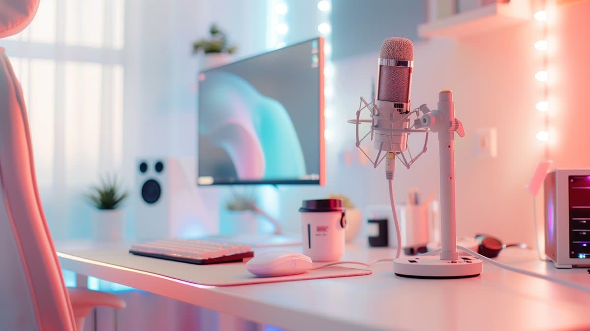 Espace de travail technologique moderne