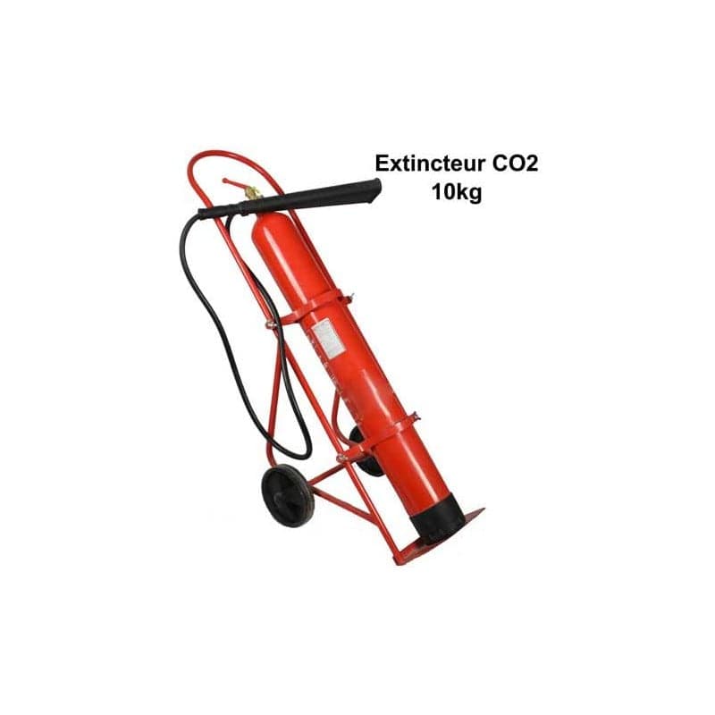 Extincteurs CO2 10KG B sur chariot