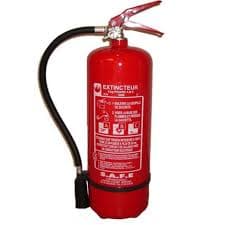 Extincteur 6kg poudre ABC pression permanente