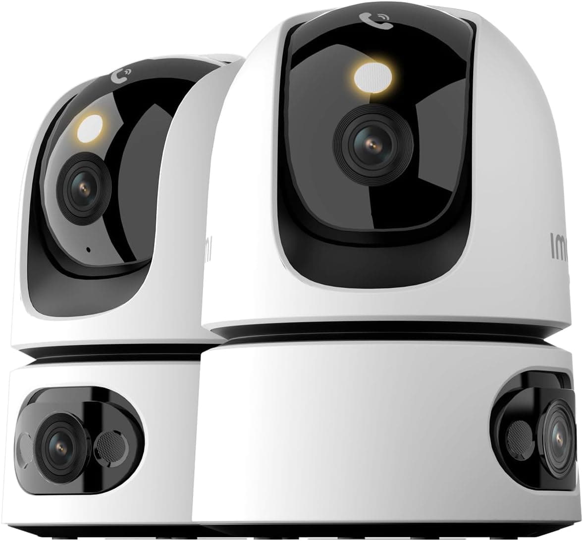 Imou 3K(3MP+3MP) Caméra Surveillance WiFi Intérieur Double Objectif, WiFi
