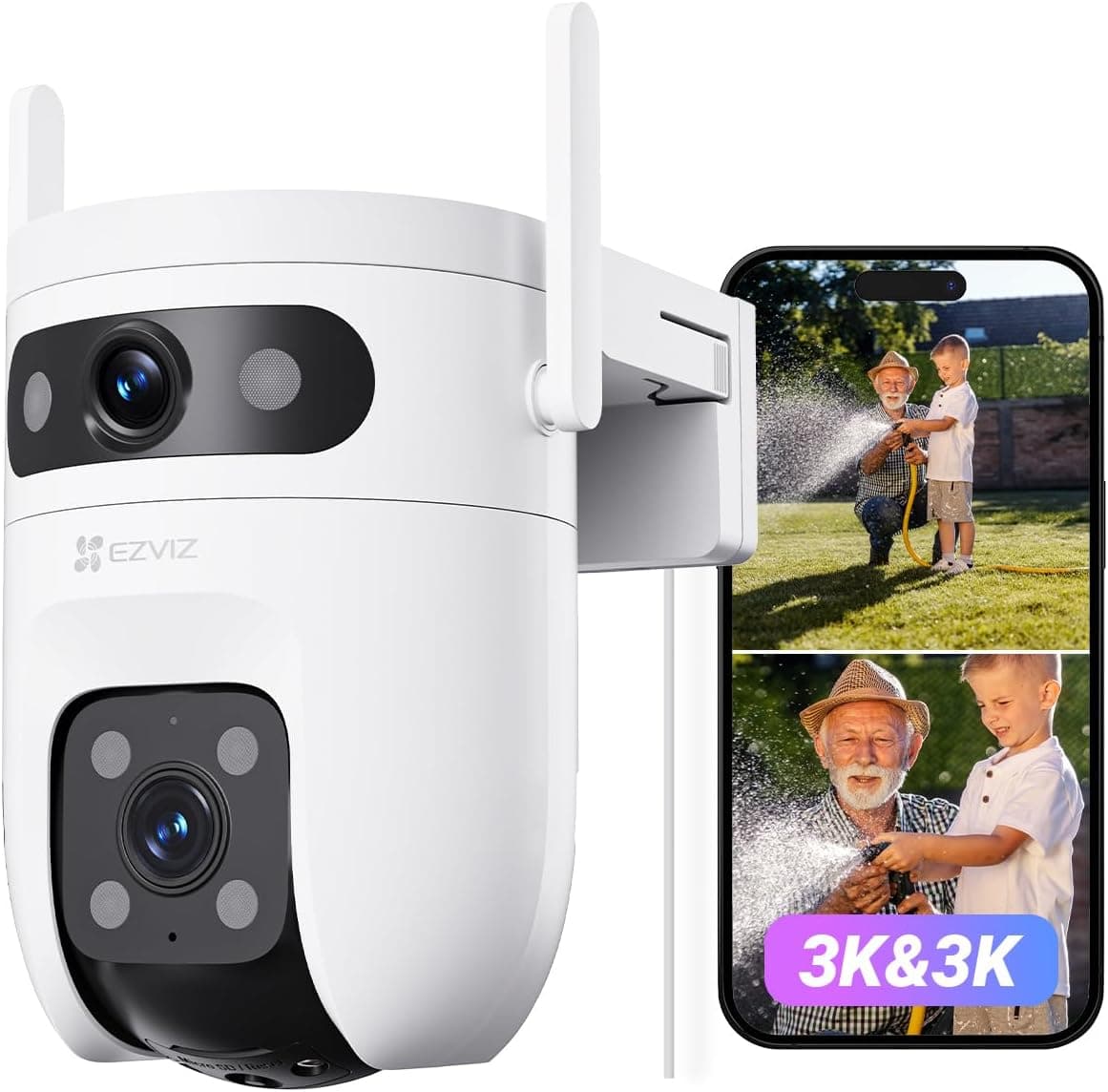 EZVIZ 5MP+5MP Caméra Surveillance WiFi Extérieure