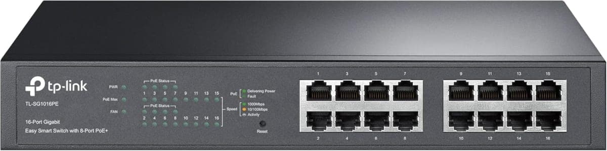 TP-Link TL-SG1016PE Switch PoE 16 Ports Gigabit