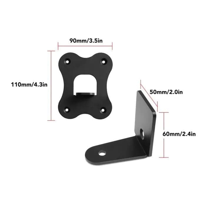 Support Mural En Métal Robuste Compatible 2