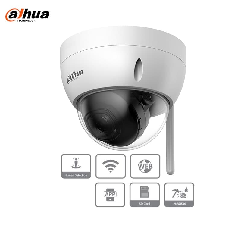 Caméra dome WIFI PAN / TILT, 2 Mpixels, audio, mémoire SD – Dahua 2