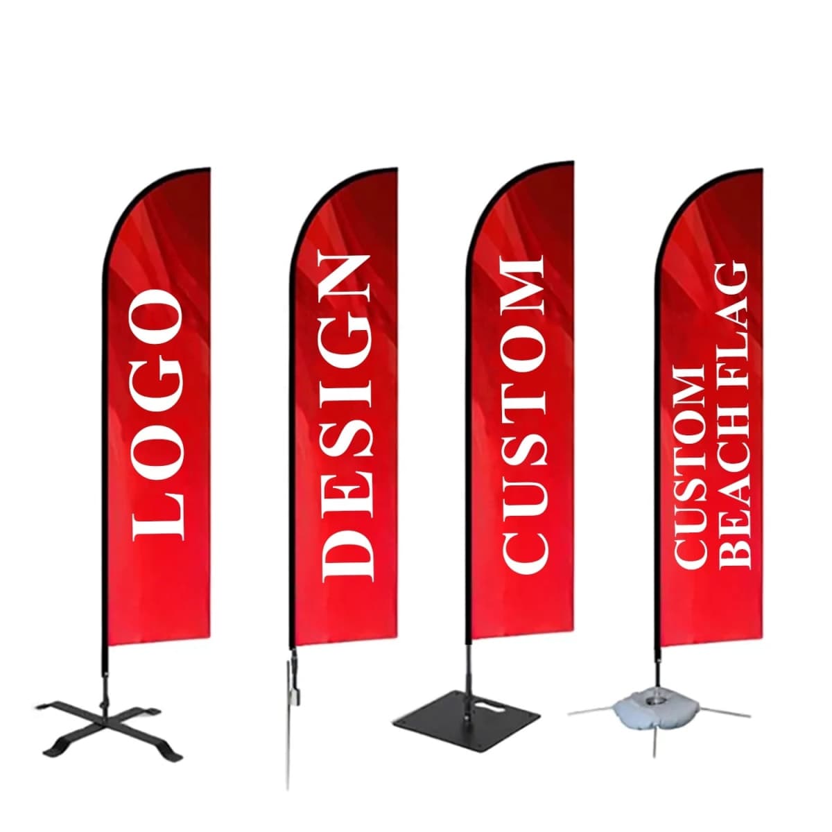 Beach Flag / Drapeau Plume Publicitaire