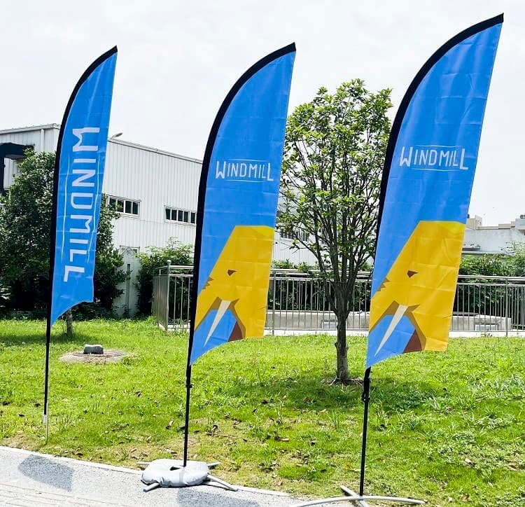 Beach Flag / Drapeau Plume Publicitaire 2