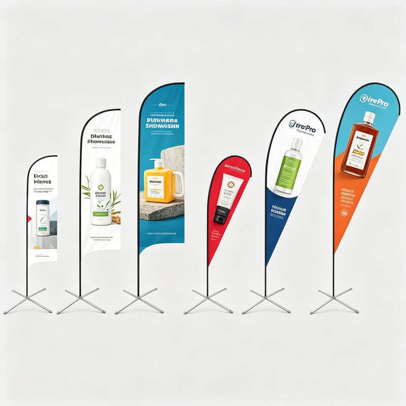 Beach Flag / Drapeau Plume Publicitaire 3